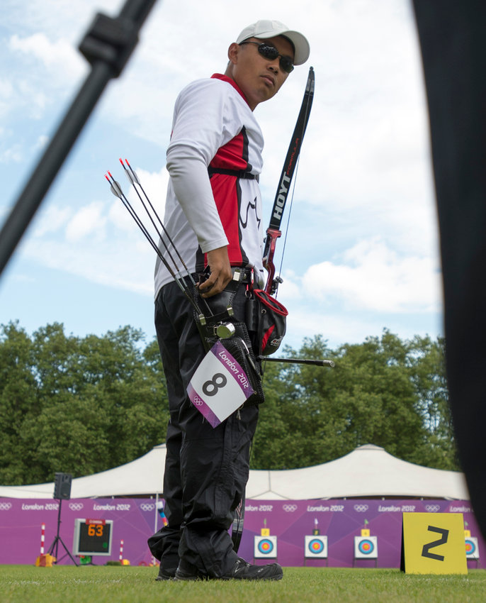 Crispin lors des Jeux olympiques de Londres en 2012.