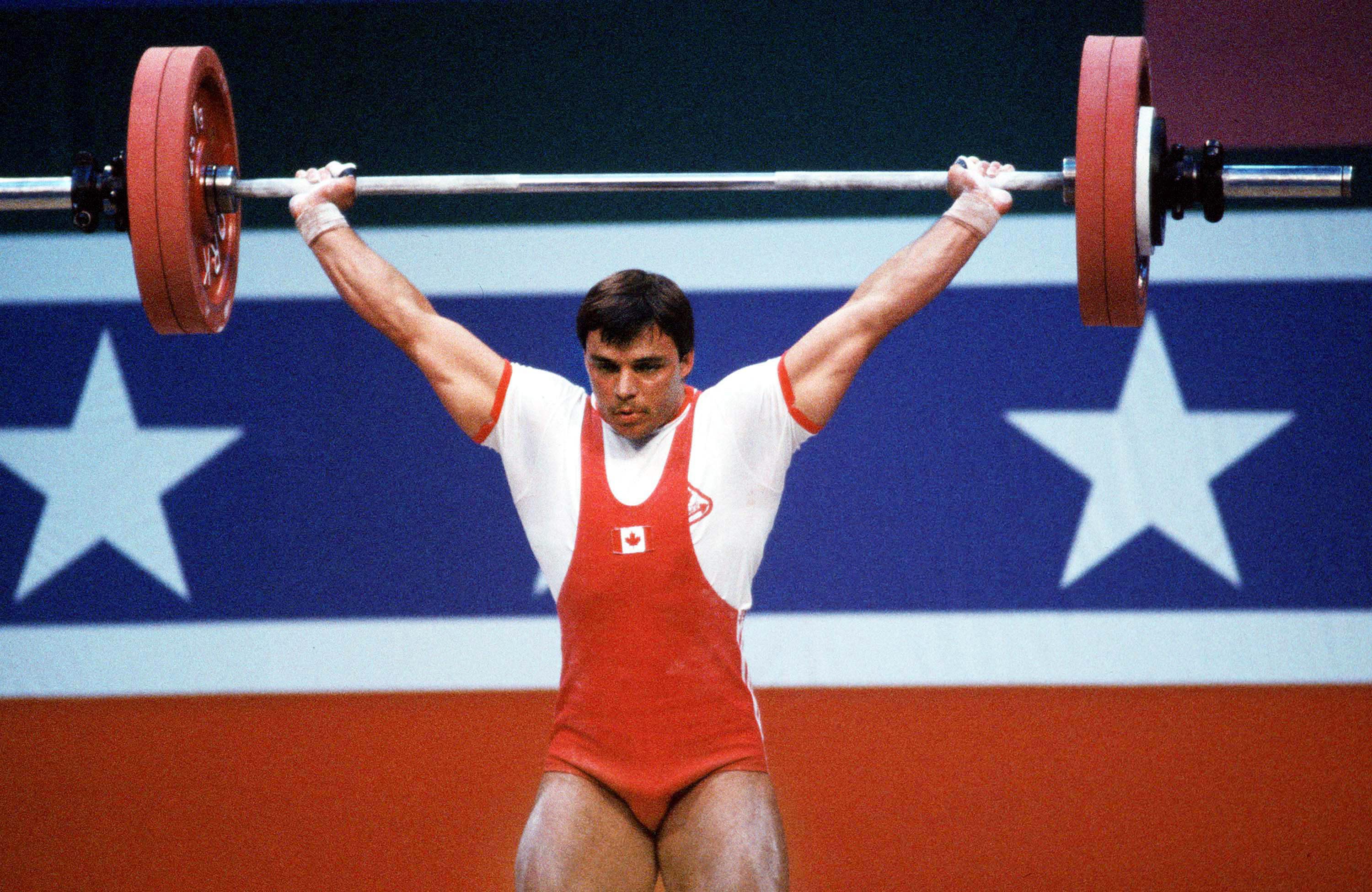 Jacques Demers (pas l’entraîneur de hockey) en compétition à Los Angeles 1984 (Photo : PC)