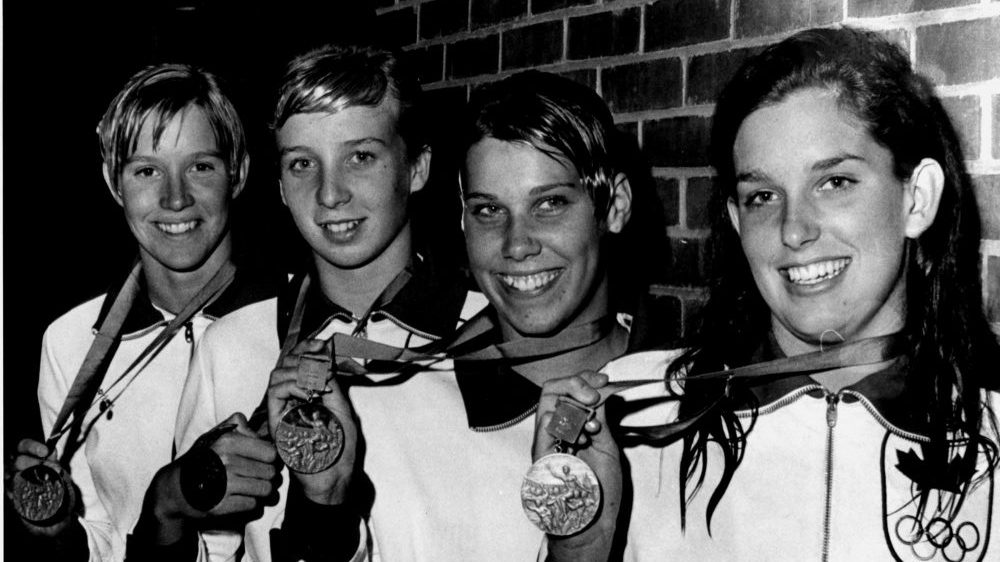 (gauche à droite) Marion Lay Angela Coughlan, Elaine Tanner et Marilyn Corson