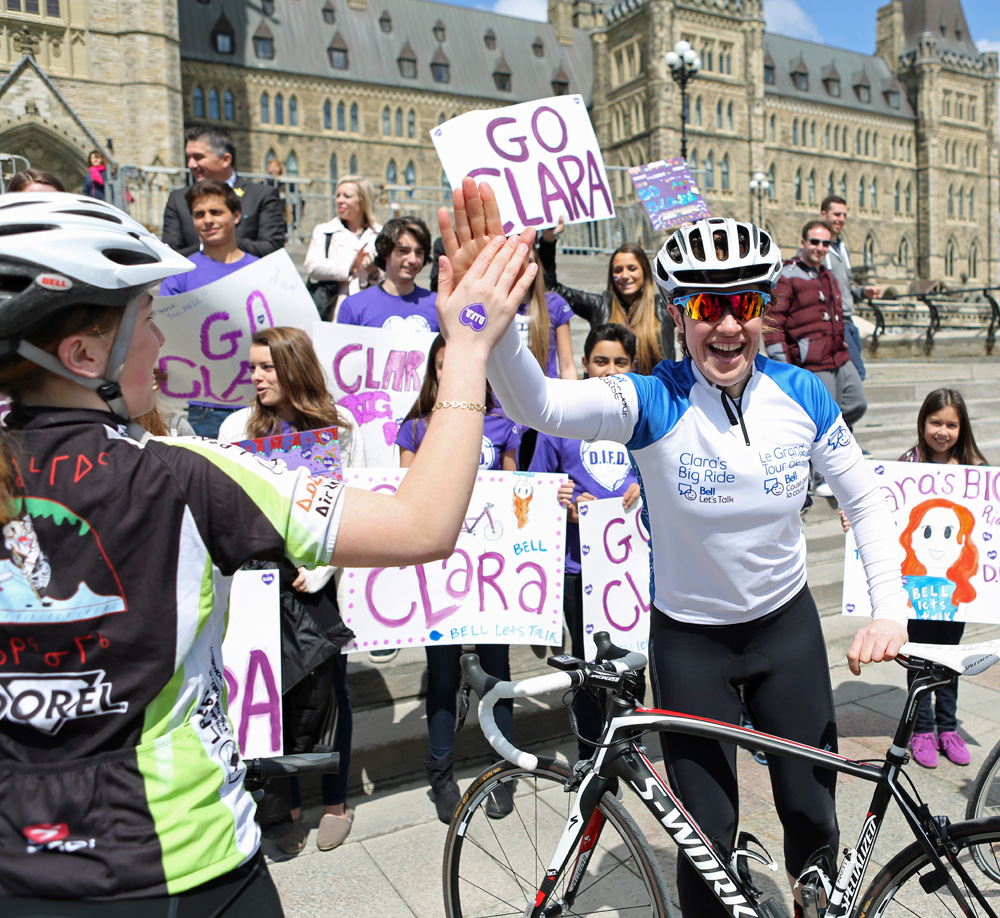 Grâce à Clara Hughes, la cause de la santé mentale fait du chemin - Équipe Canada | Site officiel de l'équipe olympique