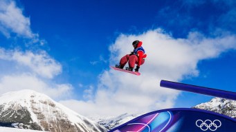 Mark McMorris en action en snowboard.