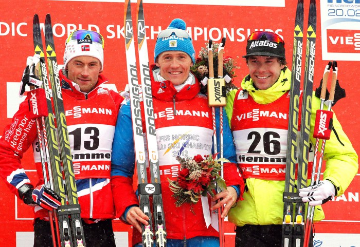 Nikita Kriukov, Petter Northug, Alex Harvey