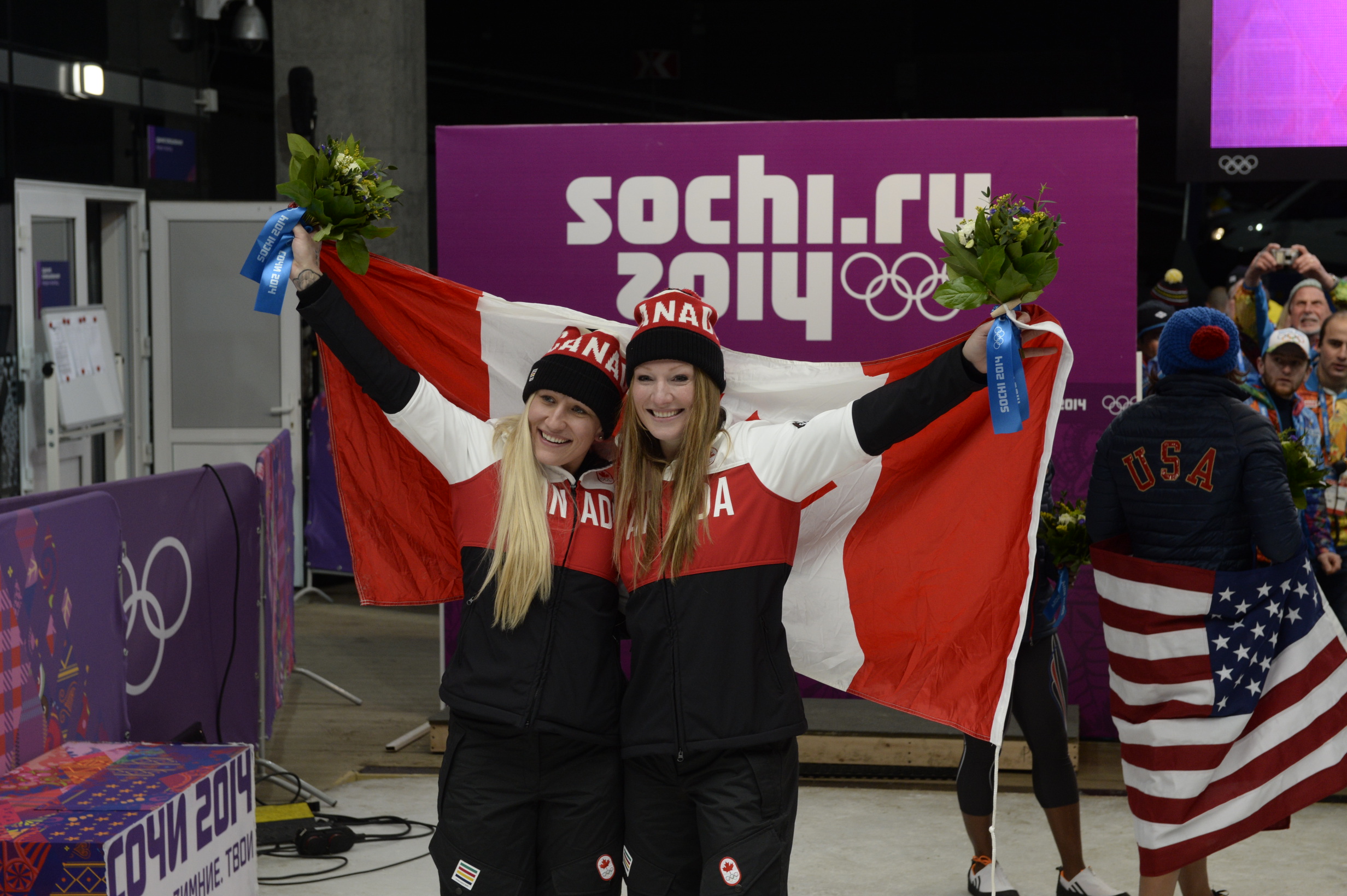 Kaillie Humphries et Heather Moyse
