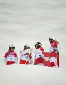 L’Équipe olympique canadienne de ski acrobatique (bosses)