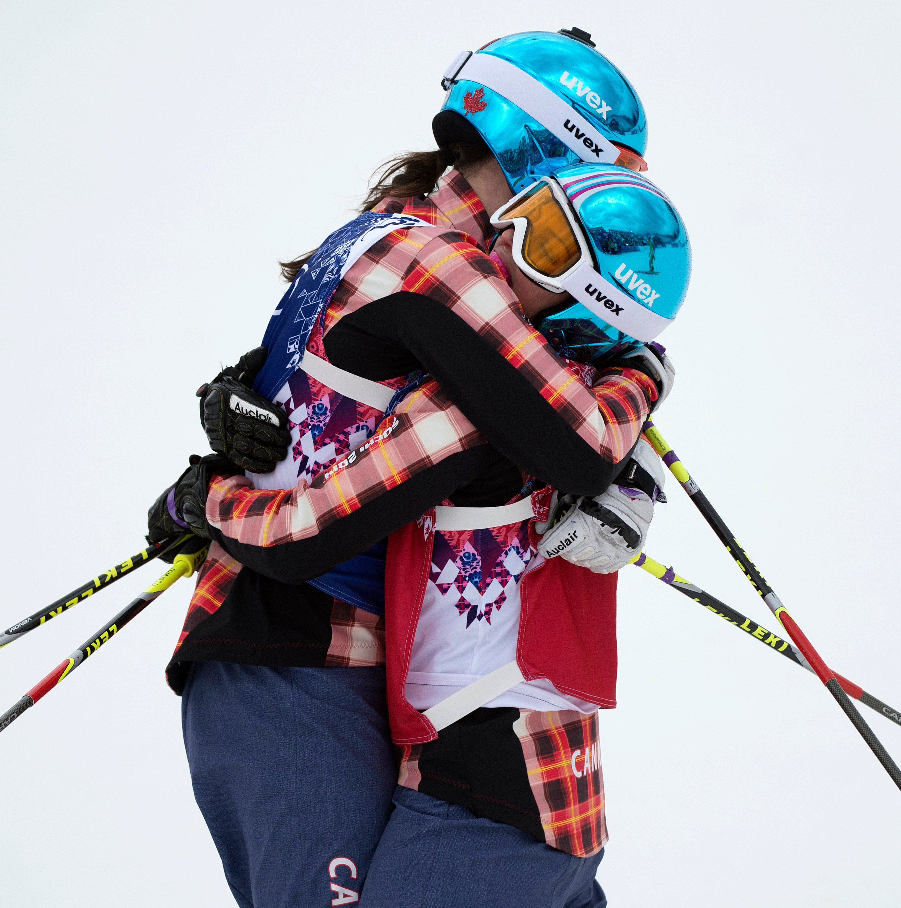 Marielle Thompson et Kelsey Serwa