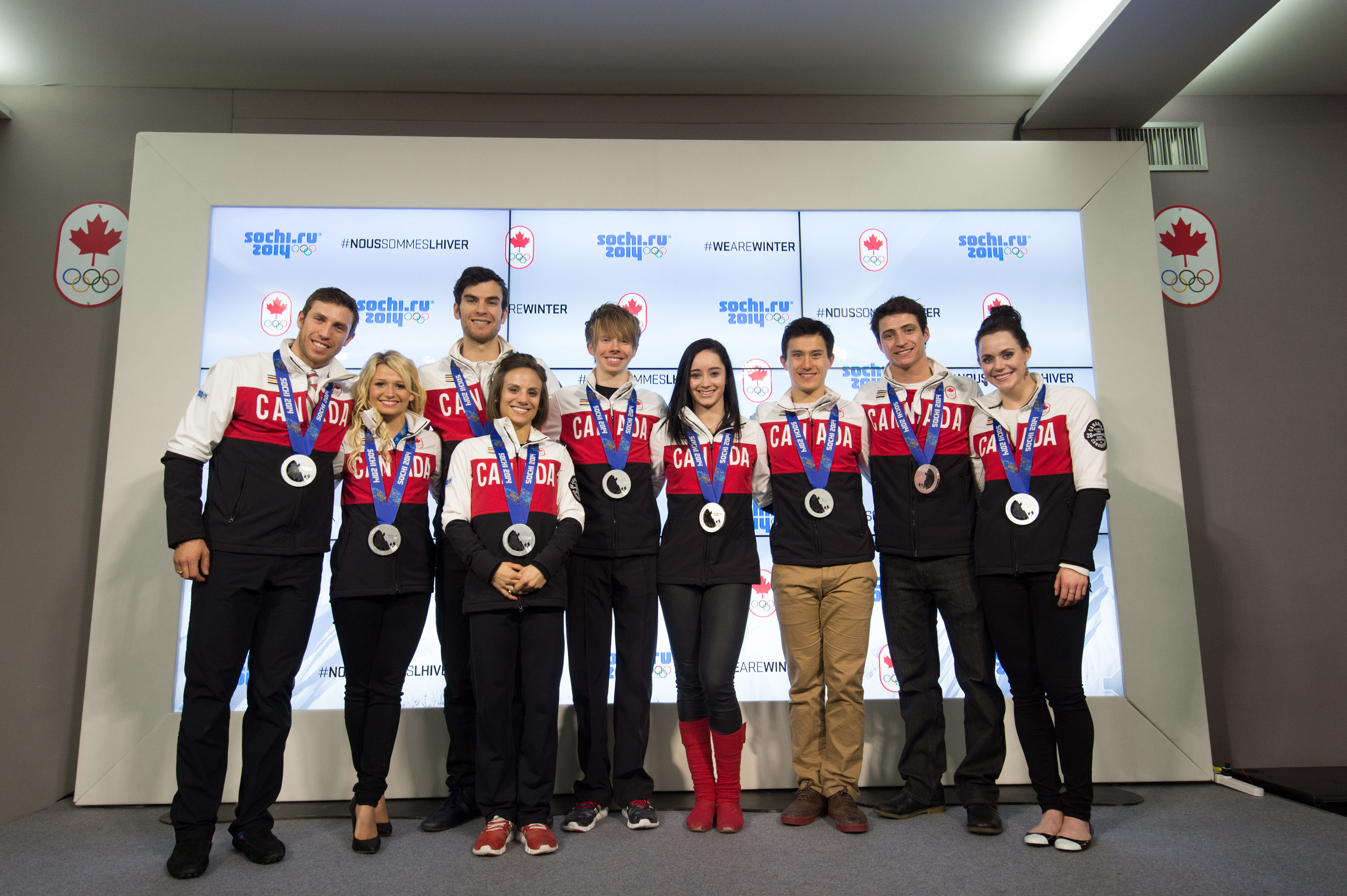 Célébration des médaillés