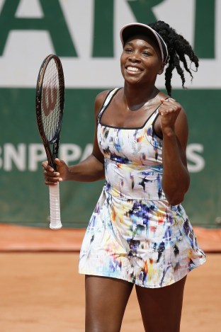 Venus Williams, Rolland-Garros 2014. Photo: Getty
