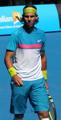 Rafael Nadal, Open d'Australie 2009. Photo : Wikipédia