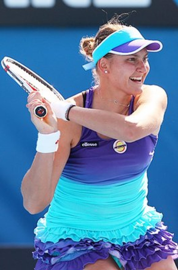 Nadia Petrova à l'Open d'Australie. Photo: Getty Images