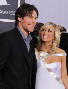 Mike Fisher et Carrie Underwood. Photo : PC