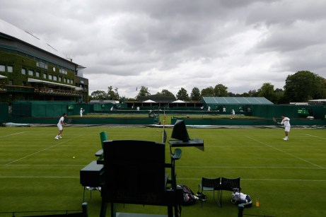 Tennis à Wimbledon en Grande-Bretagne