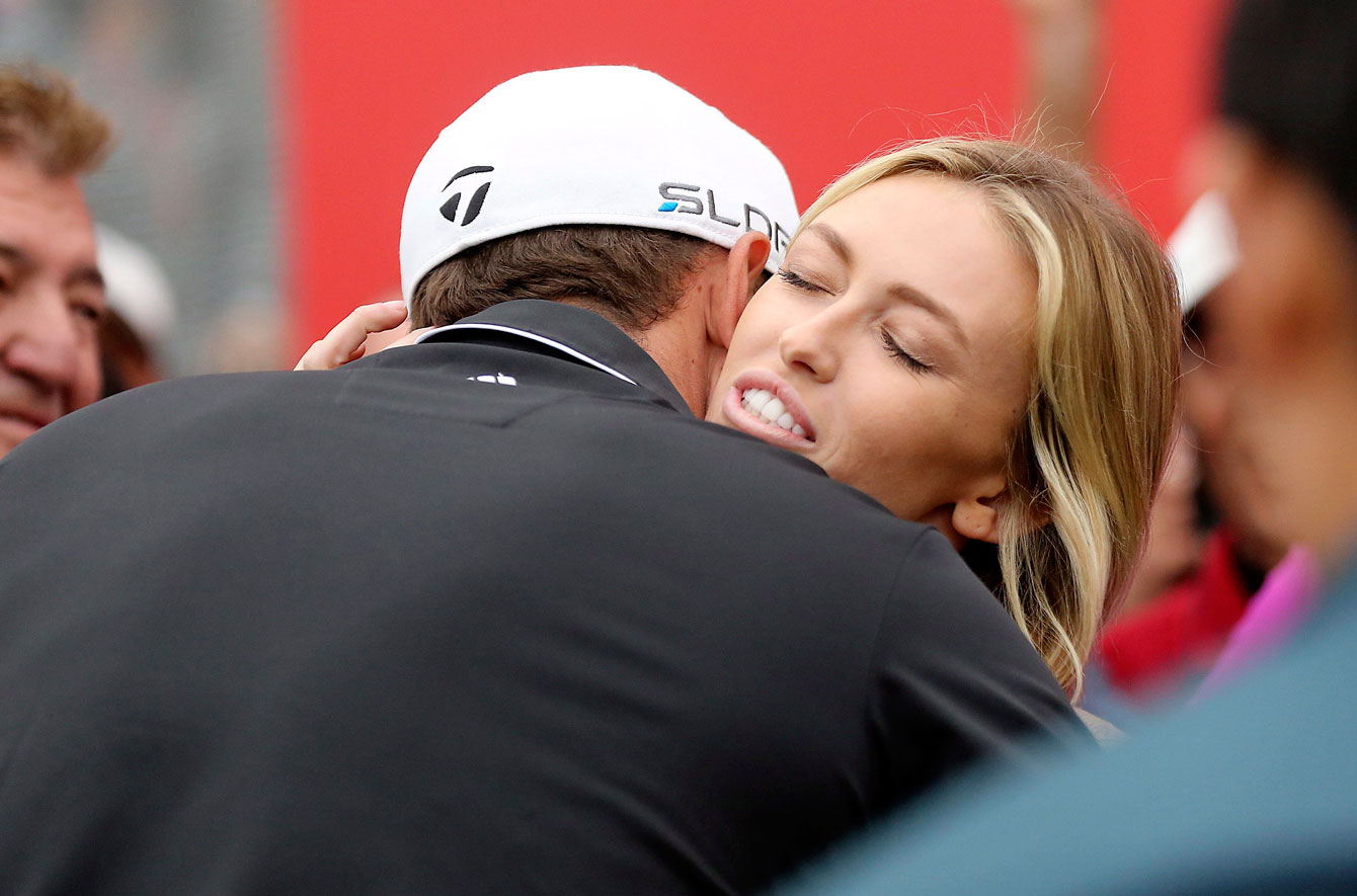 Dustin Johnson et Paulina Gretzky. Photo : PC