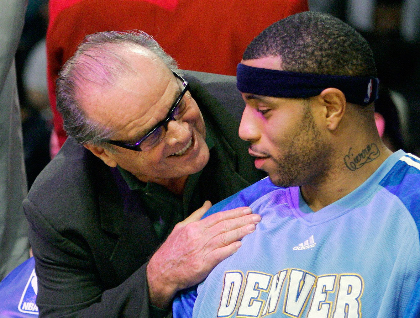 Jack Nicholson et Kenyon Martin. Photo : PC