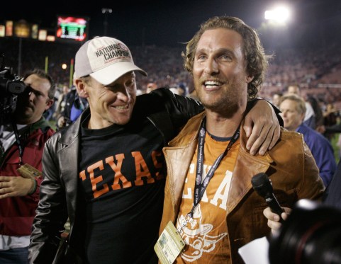 Lance Armstrong et Matthew McConaughey. Photo : PC