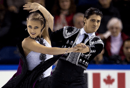 Capture d’écran 2014-11-04 à 11.20.23 AM Piper Gilles et Paul Poirier pendant leur programme court.