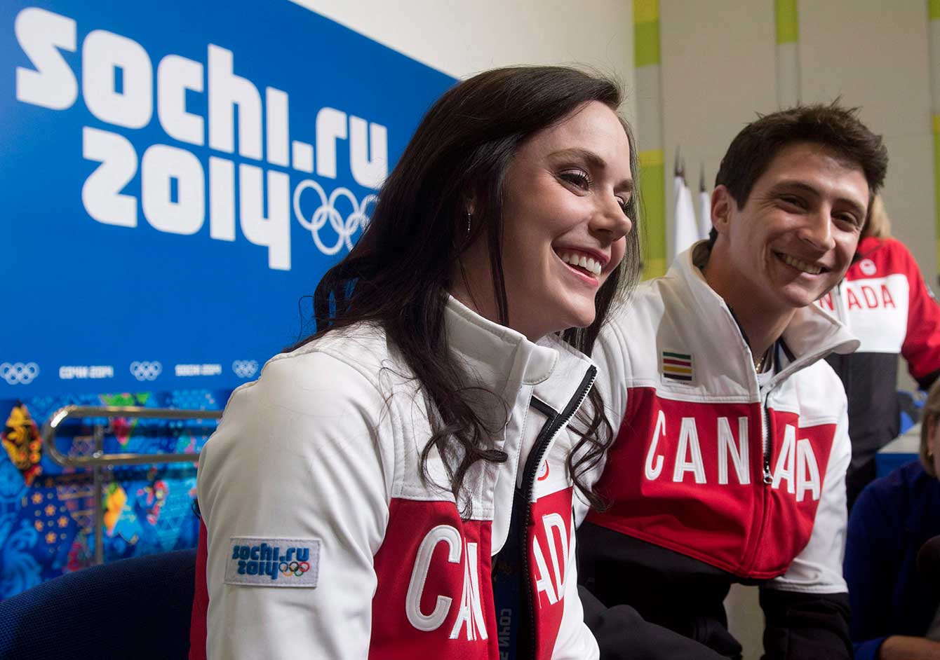 Tessa Virtue et Scott Moir.