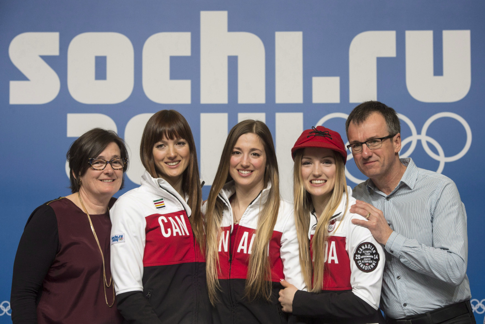 Justine Dufour-Lapointe Chloe Dufour-Lapointe Maxime Dufour-Lapointe Yves Lapointe Johane Dufour