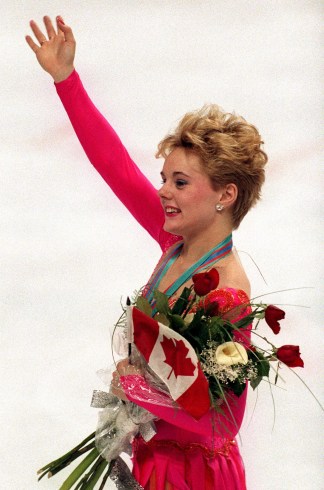 Elizabeth Manley, médaille d'argent aux Jeux d'hiver de 1988 à Calgary. (Photo PC/ AOC)