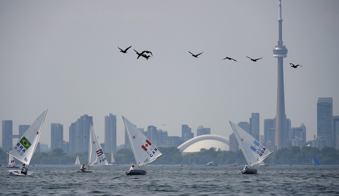 Voile - Laser. Photo par THE CANADIAN PRESS/Nathan Denette