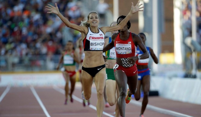 Melissa Bishop aux Jeux panaméricains de Toronto, le 23 juillet 2015.