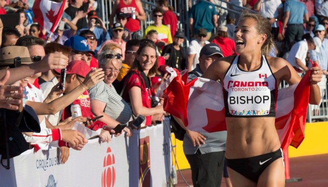 Melissa Bishop a triomphé au 800 m chez les femmes