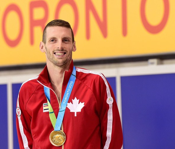 Ryan Cochrane - or aux Jeux panaméricains de Toronto 2015, 400m et 1500m style libre.