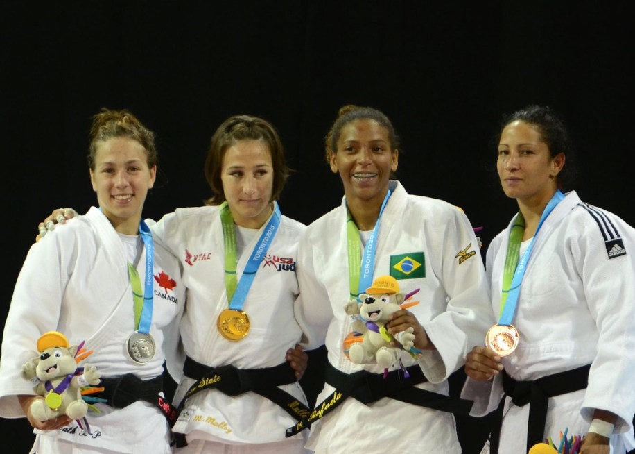 Catherine Beauchemin-Pinard, Marti Malloy, Rafaela Silva et Aliuska Ojeda.