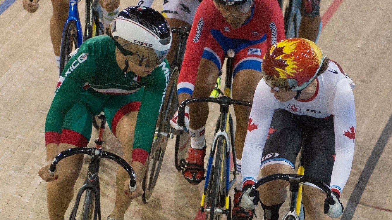 Keirin femmes - cyclisme sur piste. Photo par Jason Ransom