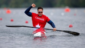 Mark de Jonge aux Jeux panaméricains de Toronto en 2015.