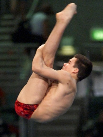 DESPATIE Alexandre Despatie lors des Jeux olympiques de Sydney, en 2000. (Photo : CP)