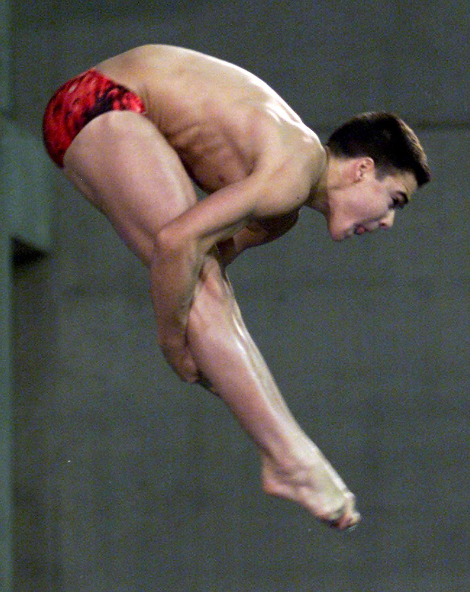 Alexandre Despatie lors des Jeux olympiques de Sydney, en 2000. (Photo : CP)