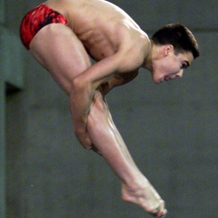 Alexandre Despatie lors des Jeux olympiques de Sydney, en 2000. (Photo : CP)