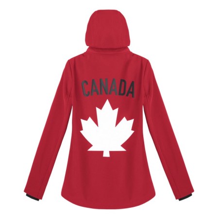 Veste à capuchon Softshell Feuille d’érable Canada pour femmes—dos 125 $