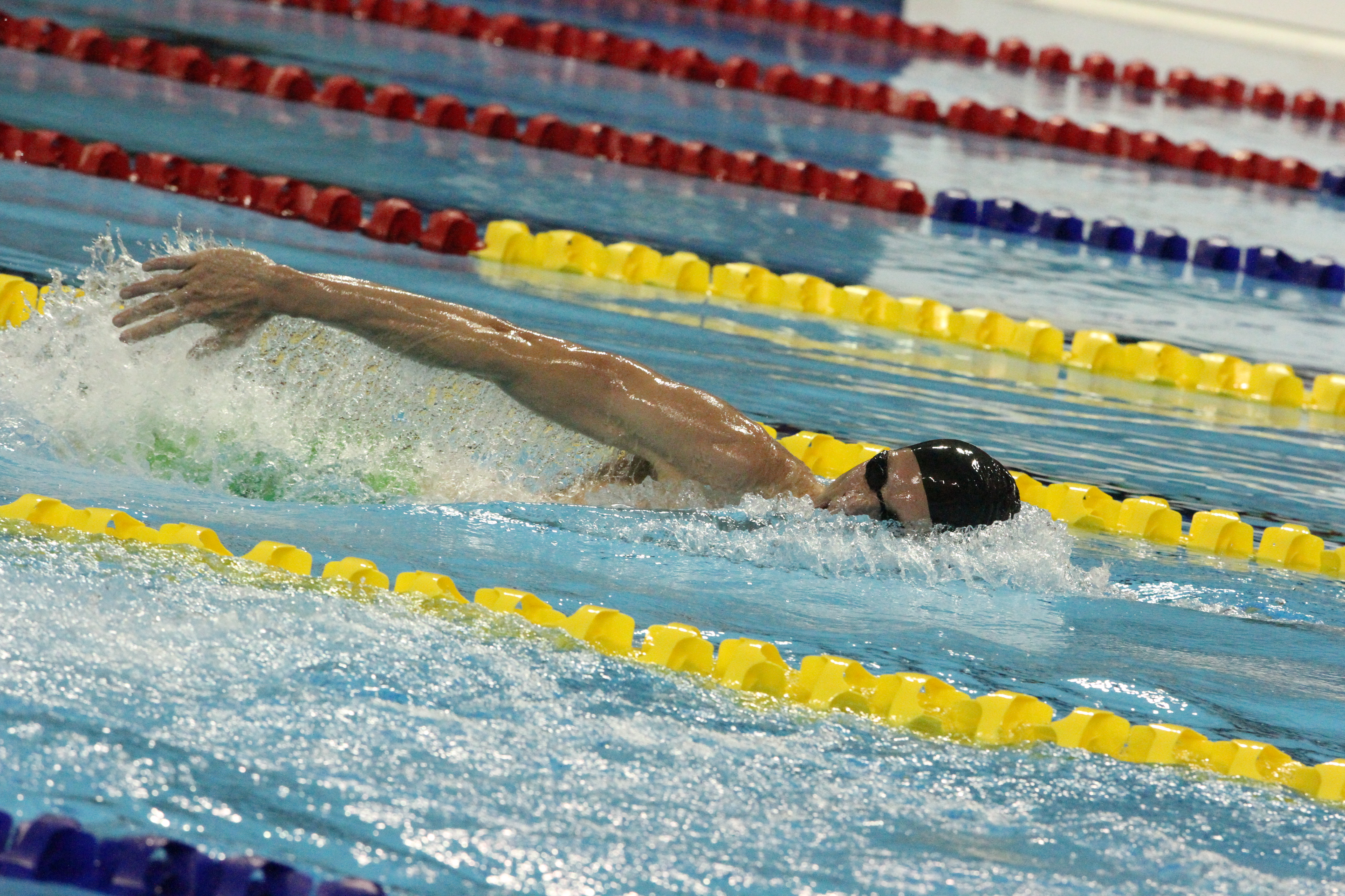 Ryan Cochrane lors des essais olympiques de Natation Canada en avril 2016.