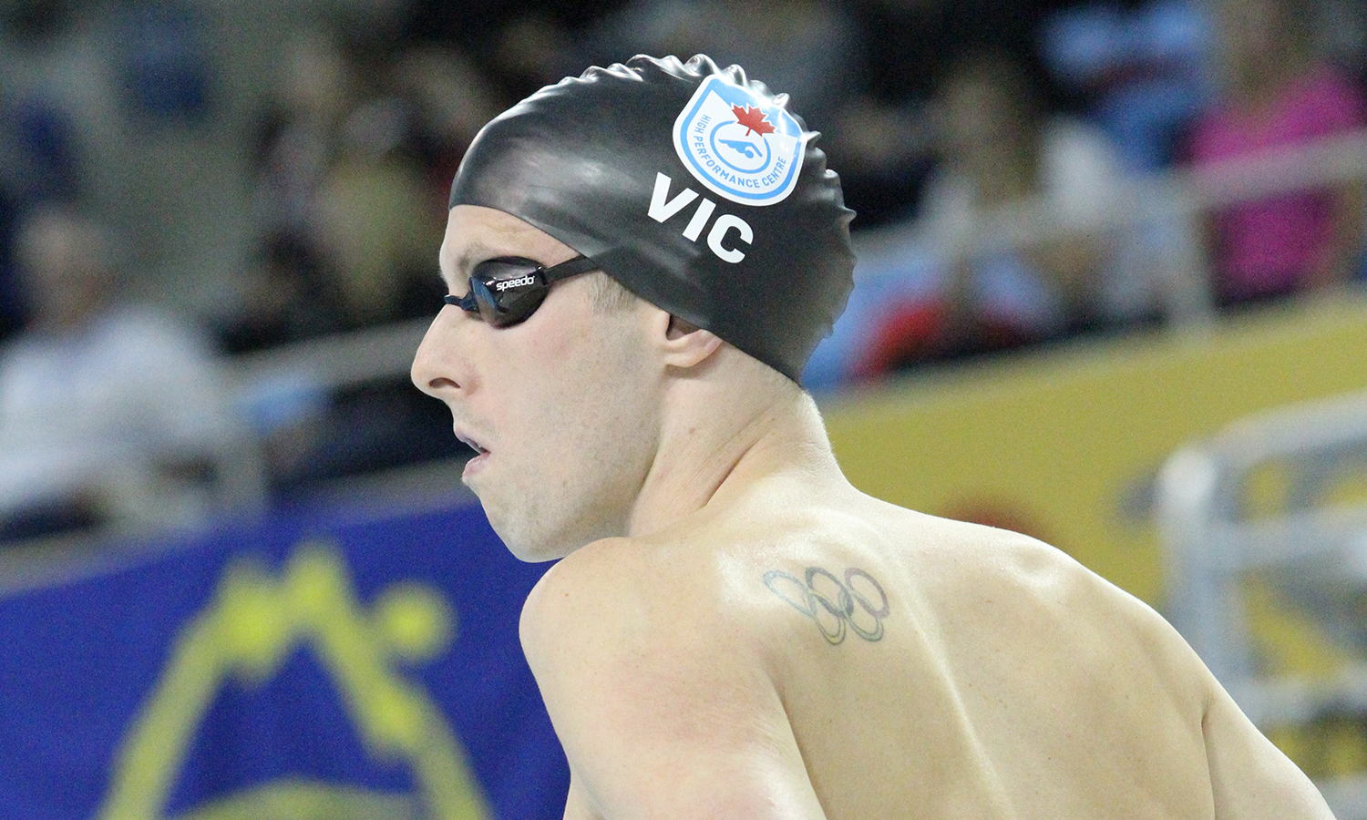 Ryan Cochrane lors des essais olympiques de Natation Canada en avril 2016.