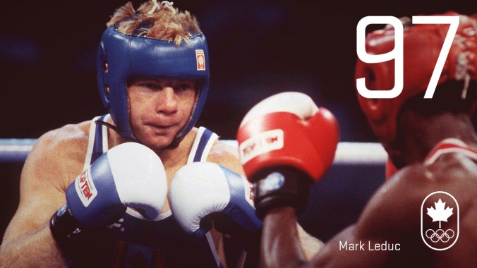 Jour 97 – Mark Leduc: Barcelone 1992, boxe (argent)