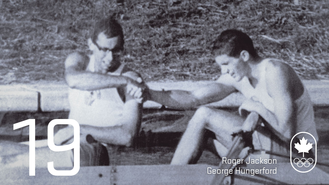 Jour 19 - Roger Jackson et George Hungerford : Tokyo 1964, aviron (or)