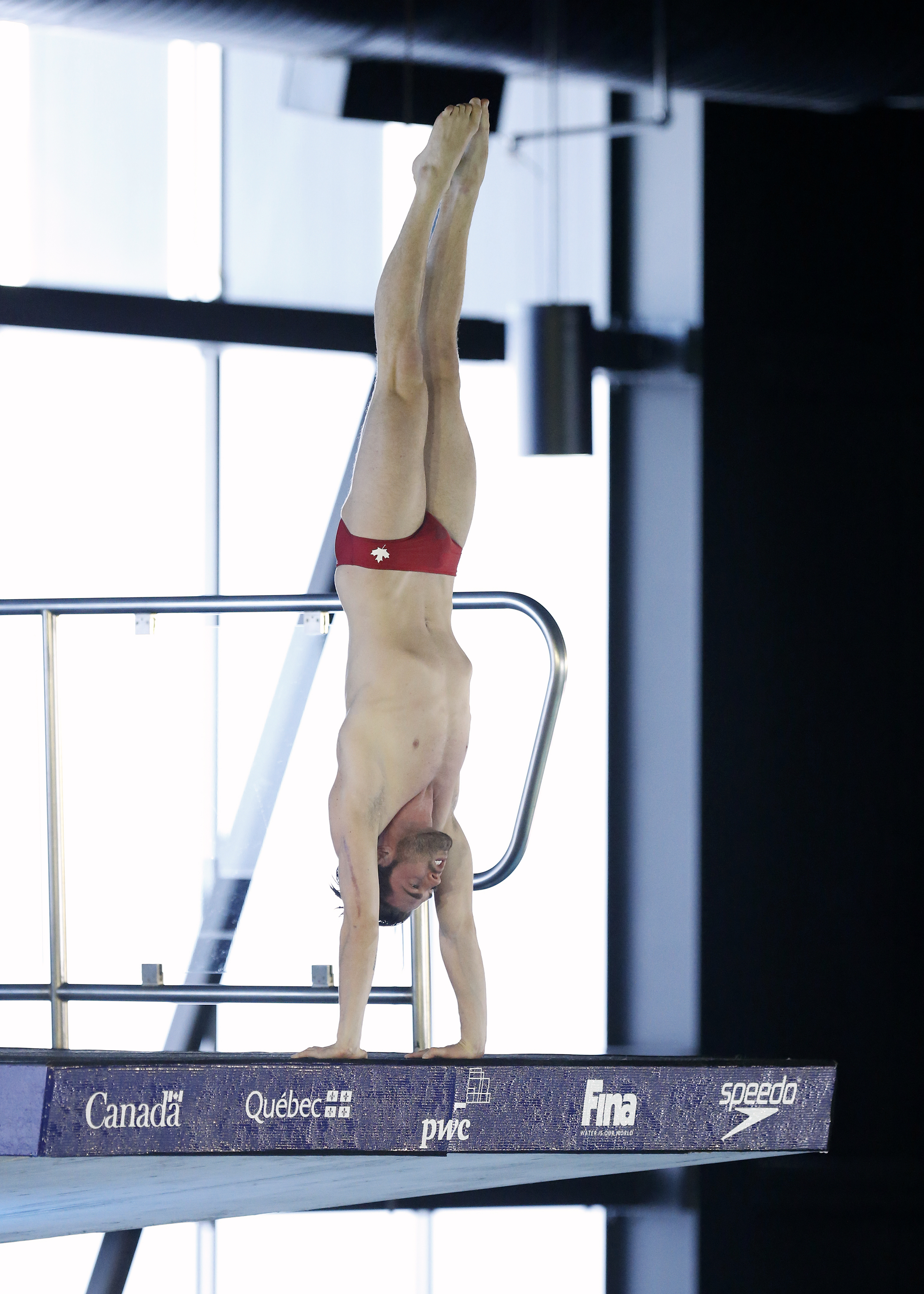 Maxim Bouchard lors de la Coupe Canada le 9 avril 2016 (Photo : Greg Kolz)