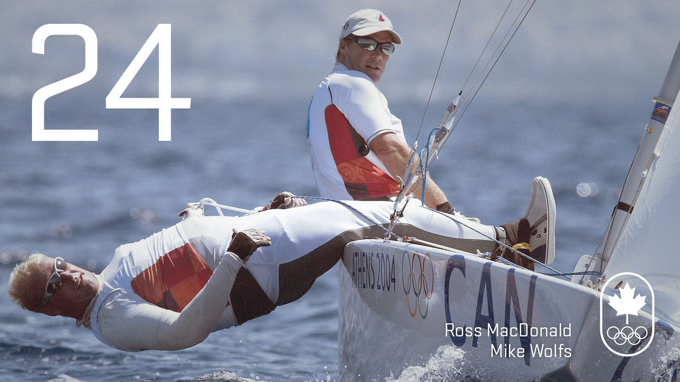 Jour 24 - Ross Macdonald et Mike Wolfe : Athénes 2004, voile (argent)