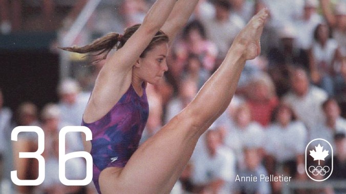 Jour 36 - Annie Pelletier : Atlanta 1996, plongeon (bronze)