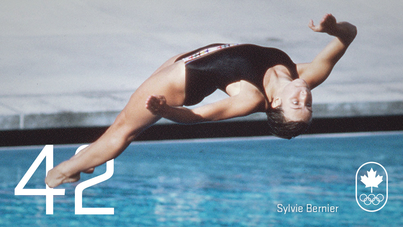 Jour 42 - Sylvie Bernier : Los Angeles 1984, plongeon (or)