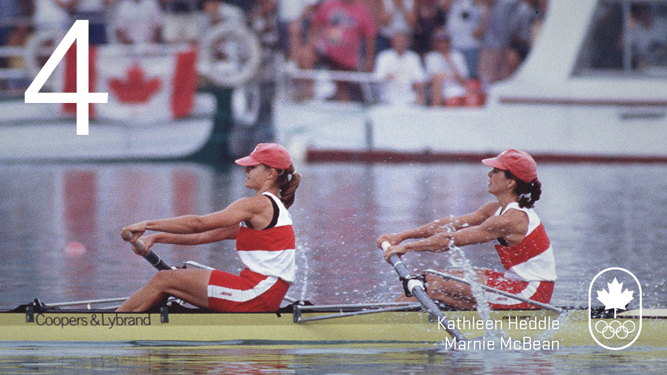 Jour 4 - Kathleen Heddle et Marnie McBean : Atlanta 1996, aviron (or)