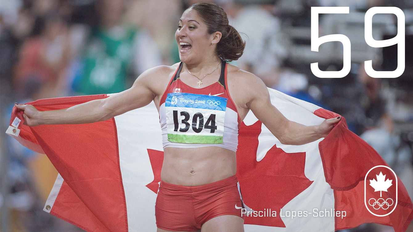 Jour 59 – Priscilla Lopes-Schliep: Beijing 2008, athlétisme (bronze)
