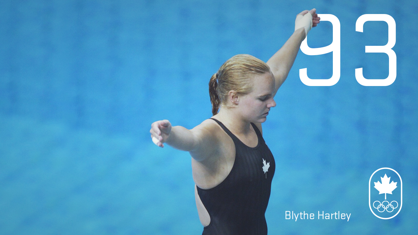 Jour 93 – Blythe Hartley: Athènes 2004, plongeon (bronze)