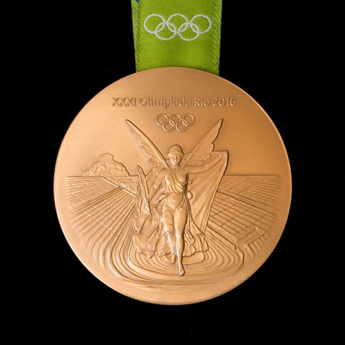 Médaille d'or de Rio 2016 - Arrière