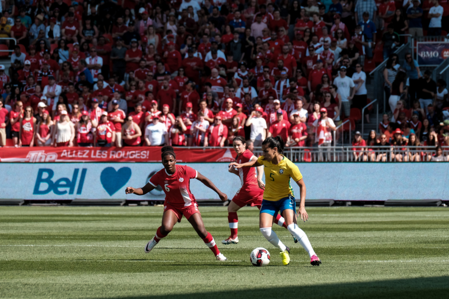 Le Brésil a rapidement pris le contrôle du match disputé à Toronto le 4 juin 2016.