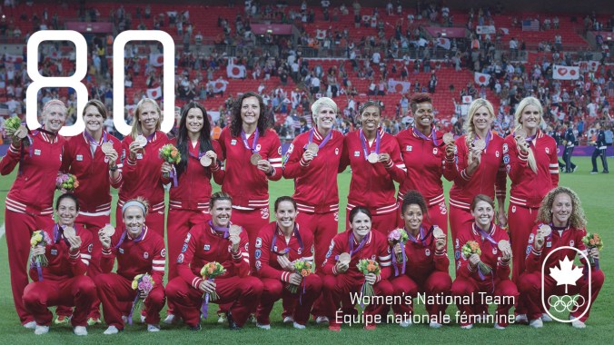 Jour 80 – Canada Soccer: Londres 2012, (bronze)