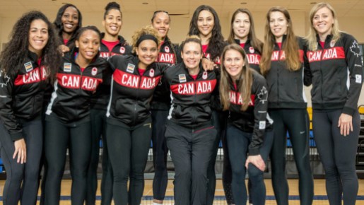 team Les joueuses qui composent l'équipe de basketball féminin pour Rio 2016, le 22 juillet.