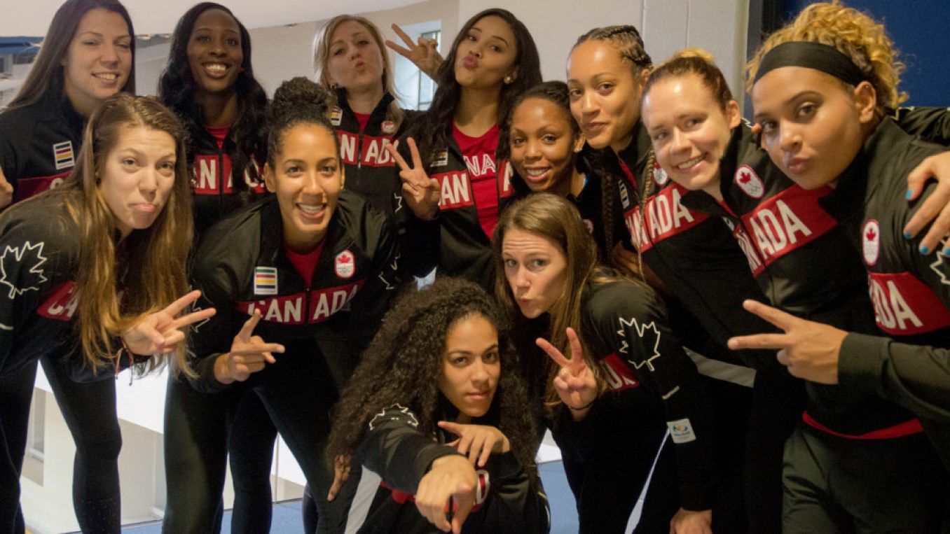 team2 Les joueuses qui composent l'équipe de basketball féminin pour Rio 2016, le 22 juillet.