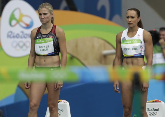 Equipe Canada - heptathlon - Brianne Theisen-Eaton - Jessica Ennis-Hill - Rio 2016 Equipe Canada - heptathlon - Brianne Theisen-Eaton - Jessica Ennis-Hill - Rio 2016